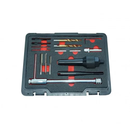KROFtools Sérült/beletört izzítógyertya kiszerelő és menetjavító készlet – M8, M10 (4445)