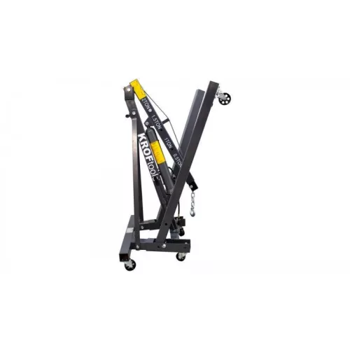KROFtools Műhelydaru motorkiemeléshez 2 t, kézi és pneumatikus működtetéssel (4865)