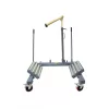 KROFtools MAGAS EMELÉSŰ GÖRGŐS SZÁLLÍTÓ mozgató KOCSI ( autó kerék ) 1200 KG (4930)