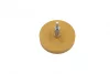 KROFtools Matricaeltávolító radírkorong 90 mm, vaníliakorong fúrógéphez, 6,35 mm tengellyel  (5390)