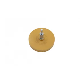   KROFtools Matricaeltávolító radírkorong 90 mm, vaníliakorong fúrógéphez, 6,35 mm tengellyel  (5390)