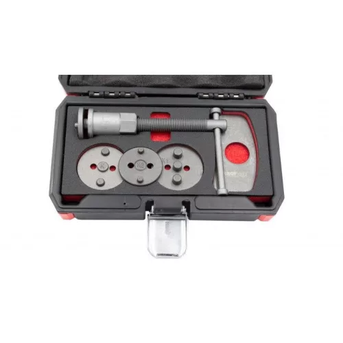KROFtools Fékdugattyú visszanyomó készlet 5 részes, balmenetes szerszámmal (5960)