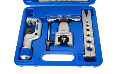 KROFtools Csőperemező és tágító vágó  készlet (rézcsövekhez)  (5970)