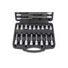KROFtools Imbusz bitfejes dugókulcs készlet 1/2”, H5–H19, 30 részes (6030)