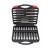 KROFtools Torx bit dugókulcs készlet 1/2”, 32 részes, T20–T70 (6032)