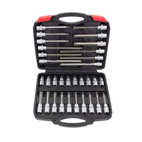  KROFtools Torx bit dugókulcs készlet 1/2”, 32 részes, T20–T70 (6032)