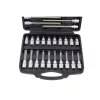 KROFtools Torx bit dugókulcs készlet 1/2”, 32 részes, T20–T70 (6032)