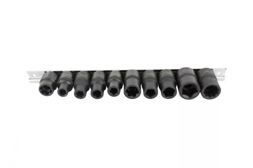 KROFtools Speciális autós dugókulcs készlet 1/2”, 10 részes (6090)