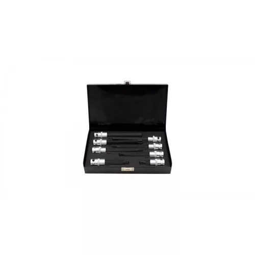 KROFtools Hengerfejcsavar bit-dugókulcs készlet 1/2”, RIBE / XZN / Torx, 8 részes (6093)