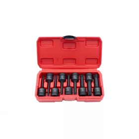   KROFtools gépi kulcskészlet TORX T20-T70 9 db-os 1/2" csatlakozás (6098)