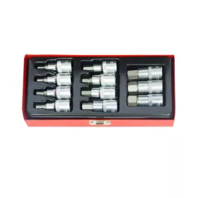  KROFtools 11 részes 1/2" imbusz bitfej készlet, 4-19mm (6099)