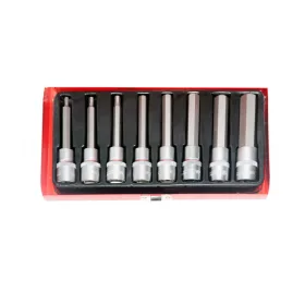   KROFtools 8 részes 1/2" hosszú imbusz bitfej készlet, 4-17mm (6100)