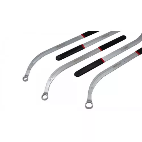 KROFtools Szíjtárcsa csillagkulcs készlet hajlított szárral, 13–19 mm, 5 részes (6111)
