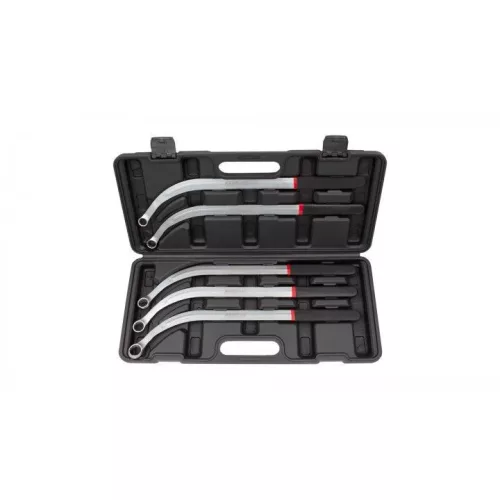 KROFtools Szíjtárcsa csillagkulcs készlet hajlított szárral, 13–19 mm, 5 részes (6111)