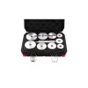 KROFtools Csapágy- és tömítés ki-/beszerelő készlet, 39,5–81 mm, 10 részes (6312)