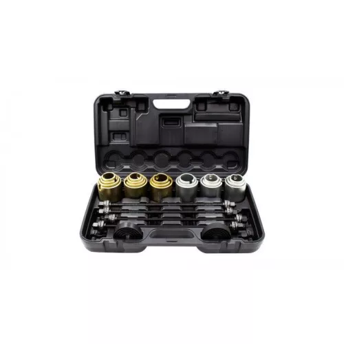 KROFtools Szilent és csapágy ki-be szerelő készlet 26 részes, univerzális perselyező készlet (6315)