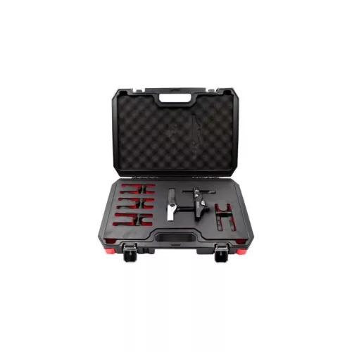 KROFtools Gömbfej kinyomó készlet cserélhető fejekkel, futómű gömbcsukló szereléshez – 20–30 mm (6322)