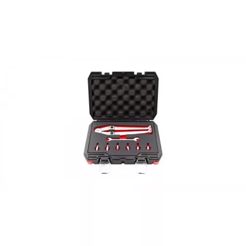 KROFtools Állítható csapos körmöskulcs készlet furatos anyákhoz, 2,5–9 mm, 10 részes (6430)