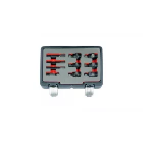   KROFtools Motorkerékpár lendkerék lehúzó készlet 10 részes, Yamaha Honda Suzuki Kawasaki Ducati motorokhoz (6449)