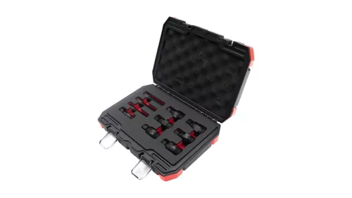 KROFtools Motorkerékpár lendkerék lehúzó készlet 10 részes, Yamaha Honda Suzuki Kawasaki Ducati motorokhoz (6449)