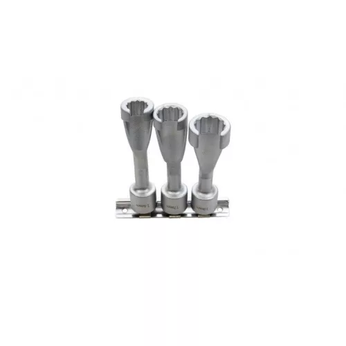 KROFtools Porlasztó- és injektorkulcs készlet 14, 17 és 19 mm, 3 részes (6825)