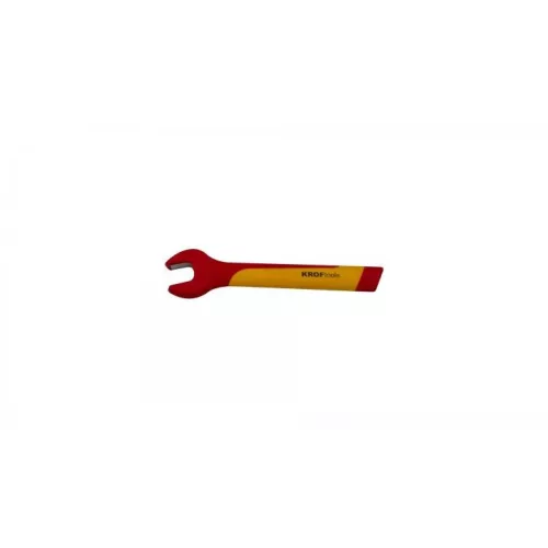 KROFtools  Villanyszerelő VDE szigetelt nyitott végű villáskulcs készlet, 14 részes, 6-21 mm-es (8362)