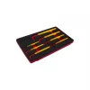 KROFtools VDE villanyszerelő szigetelt imbuszkulcs készlet, 1000 V, 3–12 mm, 7 részes (8363)