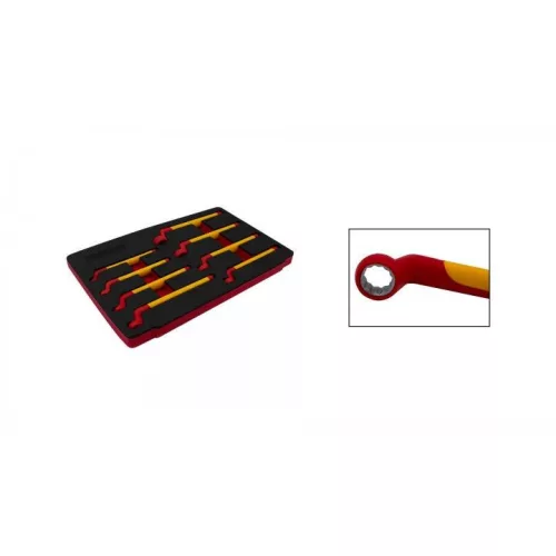 KROFtools VDE Villanyszerelő szigetelt szerszámtálca, 6 db-os (8497)