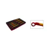 KROFtools Villanyszerelő SZERSZÁmSZEKRÉNY SZIGETELT SZERSZÁmokkal - 6 MODUL, fekete (8498PRE)
