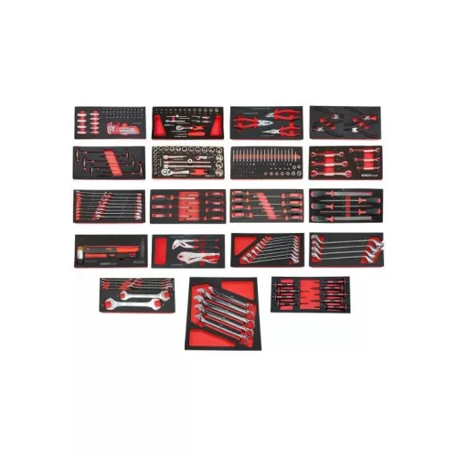 KROFtools SZERSZÁMkocsi ( SZEKRÉNY )  7 FIÓKKAL, 267 DB (8502PRE)