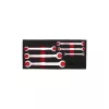 KROFtools Fékcsőkulcs készlet 6–24 mm, féloldalt nyitott fejjel, 6 részes (8517)
