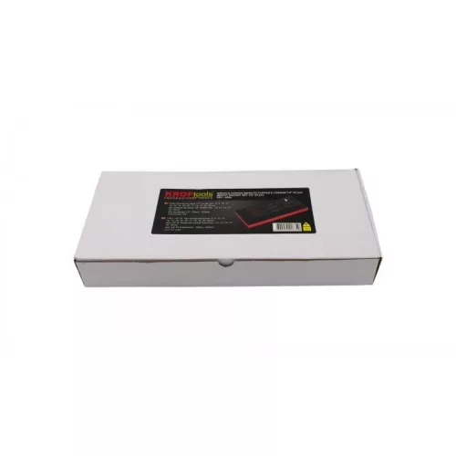 KROFtools Gépi dugókulcs készlet szerszámkocsi-modulban 1/2”, 8–22 mm, 23 részes (8604)