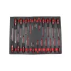 KROFtools Szerszámkocsi tálca készlet, 236 darabos szerszámkészlet 6 fiókhoz (86236)
