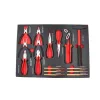 KROFtools Szerszámkocsi tálca készlet, 236 darabos szerszámkészlet 6 fiókhoz (86236)