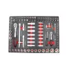 KROFtools Szerszámkocsi tálca készlet, 236 darabos szerszámkészlet 6 fiókhoz (86236)