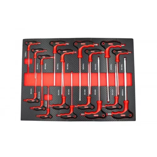 KROFtools Szerszámkocsi tálca készlet, 236 darabos szerszámkészlet 6 fiókhoz (86236)