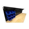 KROFtools Mobil műhely munkapad 2133 mm hosszú, 10 fiókkal, 38 mm vastag fa munkafelülettel (8631)