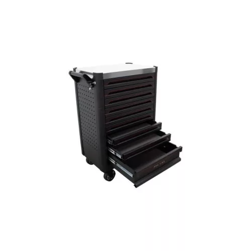 KROFtools PROLINE 9 FIÓKOS SZERSZÁMos KOcSi 318 DB szerszámmal (8637)