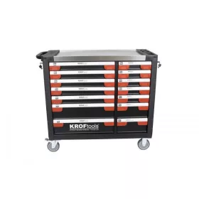 KROFtools 14 FIÓKOS SZERSZÁMkocsi (SZEKRÉNY) üres (8660)