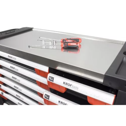KROFtools 14 FIÓKOS SZERSZÁMkocsi (SZEKRÉNY) üres (8660)