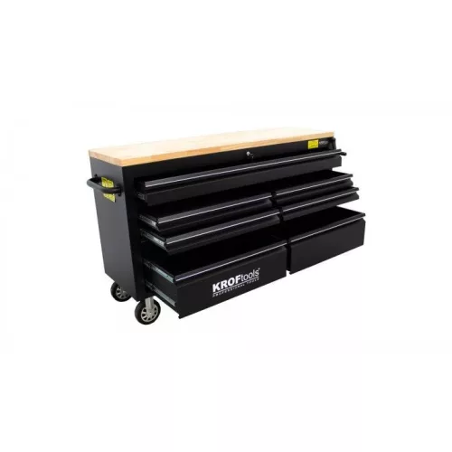KROFtools  FIÓKOS MOBIL gurulós MUNKAPAD, szerszámos szekrény 1550 mm fogók nélkül (8661)