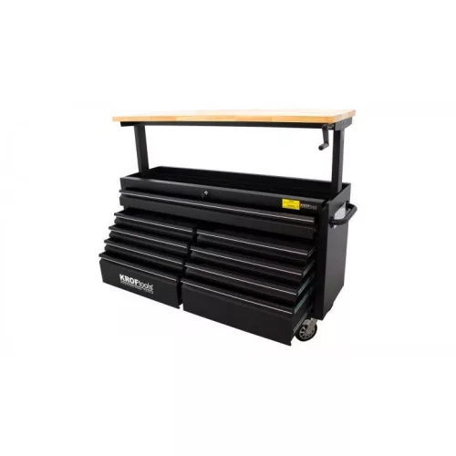 KROFtools  FIÓKOS MOBIL gurulós MUNKAPAD, szerszámos szekrény 1550 mm fogók nélkül (8661)