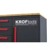 KROFtools Szerszámos műhely szekrény 12 fiókkal, + munkapad ,  2,85 MT (8670)