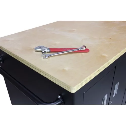 KROFtools MOBIL gurulós  szerszámos kocsi, MUNKAPADdal, ( műhelykocsi ) 1,14x0,73MT (8700)