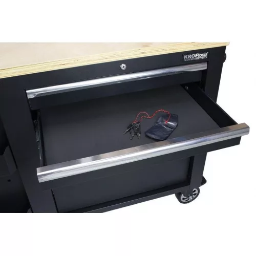 KROFtools MOBIL gurulós  szerszámos kocsi, MUNKAPADdal, ( műhelykocsi ) 1,14x0,73MT (8700)