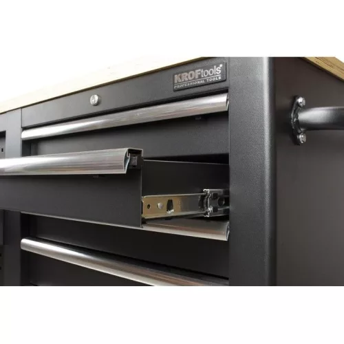 KROFtools MOBIL gurulós  szerszámos kocsi, MUNKAPADdal, ( műhelykocsi ) 1,14x0,73MT (8700)