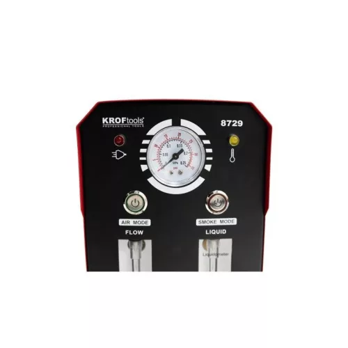 KROFtools Füstgépes szivárgásvizsgáló autóhoz és motorkerékpárhoz, 8 l/perc, 12 V (8729)