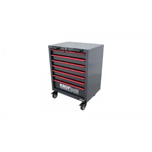 KROFtools Szerszámkocsi 7 fiókos, gurulós  ( szekrény ) üres  (8816)