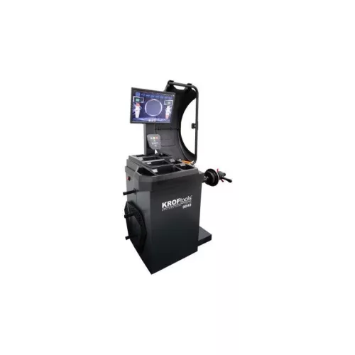 KROFtools AUTOMATIKUS KERÉK KIEgyensúlyozó ( centírozó ) 10"-24" LÉZERREL ÉS 21'-ES LCD-VEL (9048)