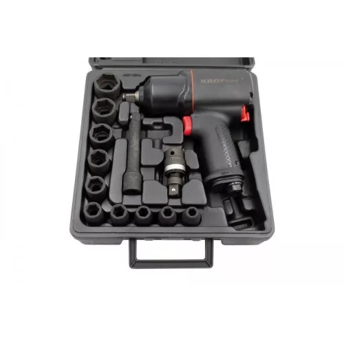 KROFtools Pneumatikus ütvecsavarozó készlet, 1112/1756 Nm (9202)